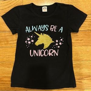 BMG Unicorn t-shirt; size 6
